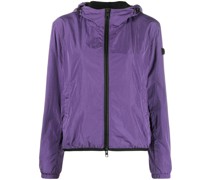 Kapuzenjacke mit Logo-Patch