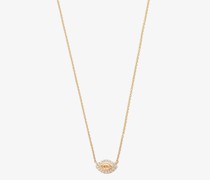 14kt Alexa Jordyn Gelbgoldhalskette mit Diamanten