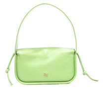 Schultertasche mit Logo-Schild