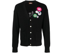 Cardigan mit Logo-Applikation