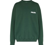 Sweatshirt mit "Polizei"-Print
