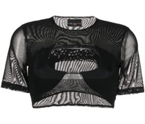 Cropped-Top mit Cut-Outs