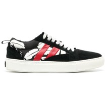 Sneakers mit Blatt-Print