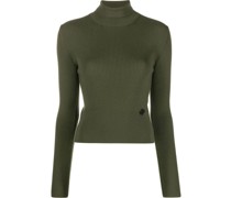 Gerippter Rollkragenpullover