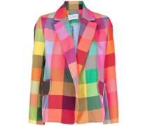 Karierter Blazer