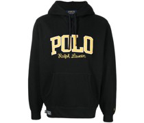 Hoodie mit aufgesticktem Logo