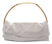 Schultertasche mit Kristallen