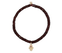 14kt Gelbgoldarmband mit Granat
