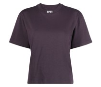 T-Shirt mit Logo-Stickerei