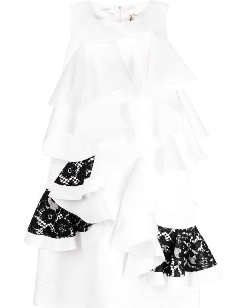 Comme des Garçons Damen Trägerkleid mit Rüschen