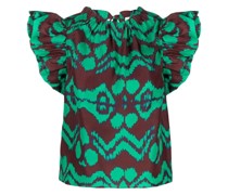 Iren Bluse mit abstraktem Muster
