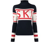 Intarsien-Rollkragenpullover