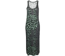 Midikleid mit Leoparden-Print