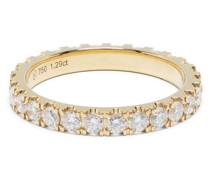 18kt Memory Gelbgoldring mit Diamanten