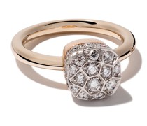 18kt 'Nudo' Rot- und Weißgoldring