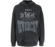 Hoodie mit Logo-Stickerei