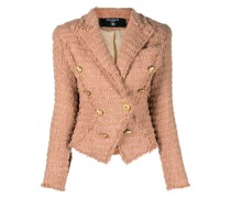 Doppelreihiger Tweed-Blazer