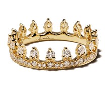 18kt 'Crown' Gelbgoldring