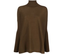 Kaschmirpullover mit Stehkragen