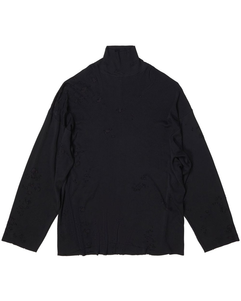 Balenciaga Damen Sweatshirt im Distressed-Look