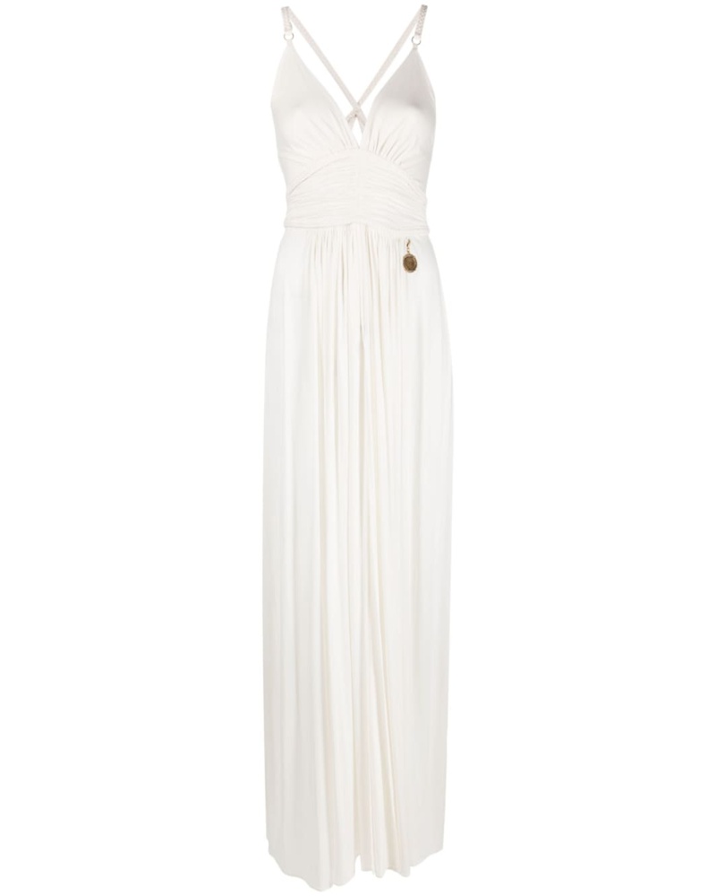 Elisabetta Franchi Damen Abendkleid mit V-Ausschnitt