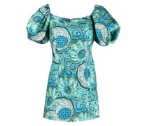 Minikleid mit grafischem Print