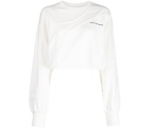 T-Shirt mit Logo-Stickerei