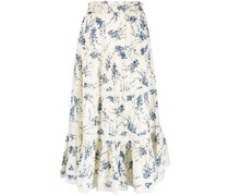The Great. Midirock mit Blumen-Print