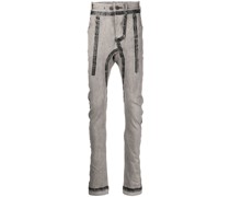 Skinny-Hose mit Tape-Detail