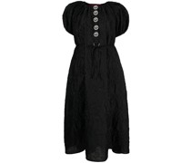 Midikleid mit Puffärmeln