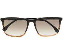 Sonnenbrille mit eckigem Gestell