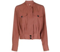 Taillierte Cropped-Jacke