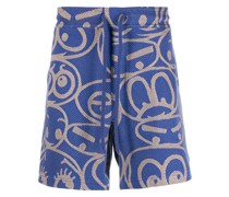 Bermudas mit grafischem Print