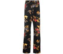 Hose mit Blumen-Print