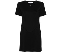 T-Shirtkleid im Layering-Look