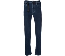 Slim-Fit-Jeans mit Schlüsselanhänger