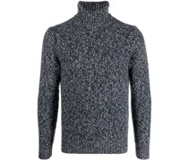 Melierter Rollkragenpullover