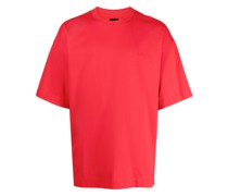 T-Shirt mit Logo-Stickerei