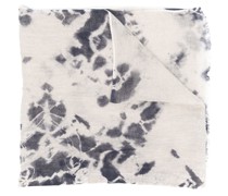 Schal mit Batikmuster