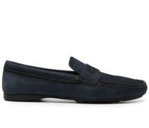 Loafer aus strukturiertem Leder