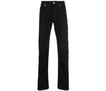 Barocco jacquard slim-fit jeans