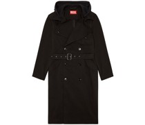 Trenchcoat mit Kapuze