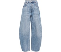 Rounded Jeans mit weitem Bein