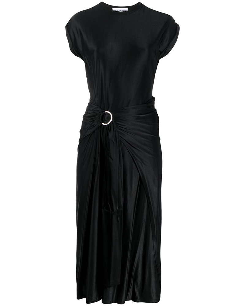 Paco Rabanne Damen Kleid mit geraffter Taille
