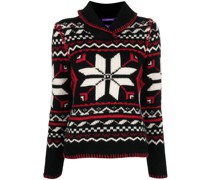 Intarsien-Pullover aus Kaschmir