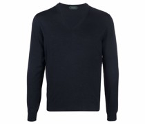 Pullover mit V-Ausschnitt
