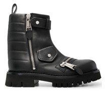 Knöchelhohe Bikerstiefel