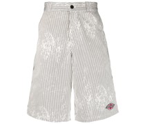 Gestreifte Shorts aus Canvas