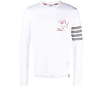 Hector Langarmshirt mit Logo-Streifen