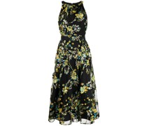 Midikleid mit Stickerei